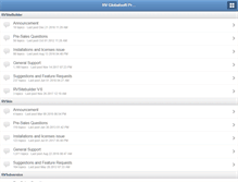 Tablet Screenshot of forums.rvglobalsoft.com